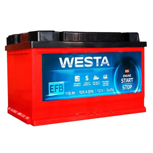 Автомобільний акумулятор WESTA 6CT-110  EFB