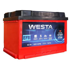 Автомобільний акумулятор WESTA 6CT-63  EFB