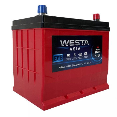 Автомобільний акумулятор Westa 6CT-75  ASIA EFB