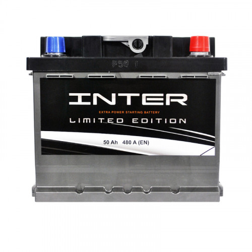  Акумулятор INTER limited edition 50Ah 480A R+