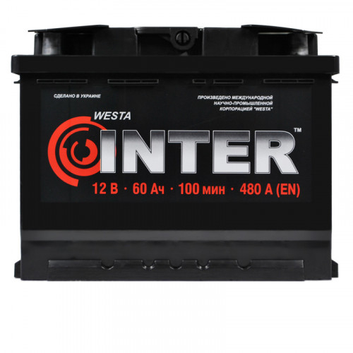  Акумулятор INTER (L2) 60Ah 480A