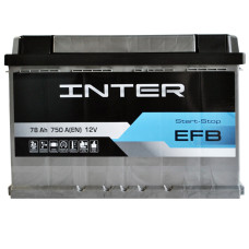 INTER EFB 78Ah 750A R+