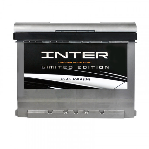 Акумулятор INTER limited edition 65Ah 650A R+