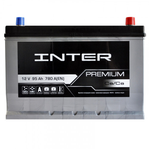 Акумулятор INTER Premium Asia 95Ah 780A