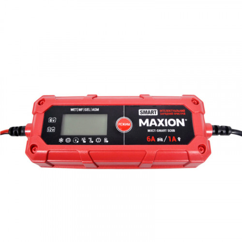 Інтелектуальний зарядний пристрій MAXION MXCT-SMART SC6B (6V/12V)