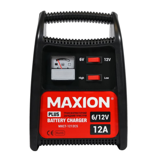 Трансформаторний зарядний пристрій MAXION MXCT-1212CS (12A. 12V)