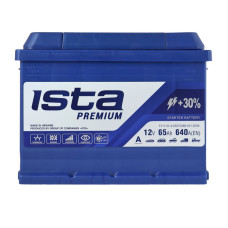 Автомобільний акумулятор ISTA Premium 65Ah 640A